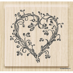 Větvičkové srdíčko 3,5x3,3 cm