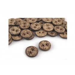 Scrapboking - Kokosový knoflík - kytičky