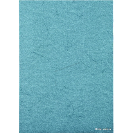Imitace pergamenu A4 - světle modrá