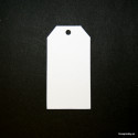 Visačky - obdelníkové - střední - 50ks - bílé