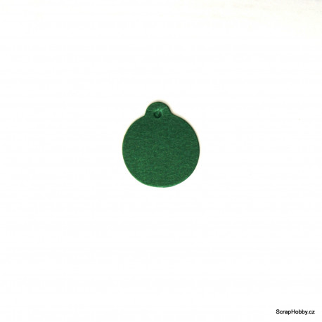 Visačky - kulaté - malé - 50ks - zelené