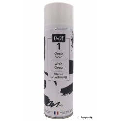 Gesso - bílé - sprey