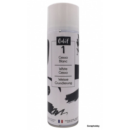 Gesso - bílé - sprey