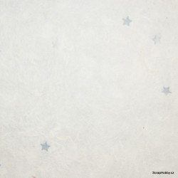 Ruční morušový papír s vlisovanými hvězdičkami