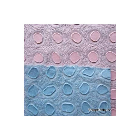 Bavlněný papír - modrý