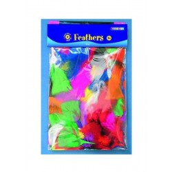 Scrapbooking - Barevná pírka - 14g