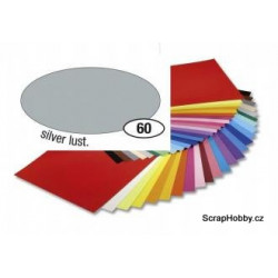 Jednobarvé papíry - Stříbrný matný - 130g - A4