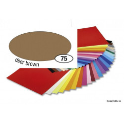 Jednobarvé papíry - Světle hnědé - 300g - A4