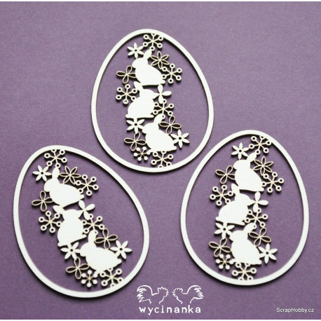 Zajíčci ve vajíčku - 3ks