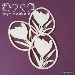 Vajíčka s krokusy - 3ks