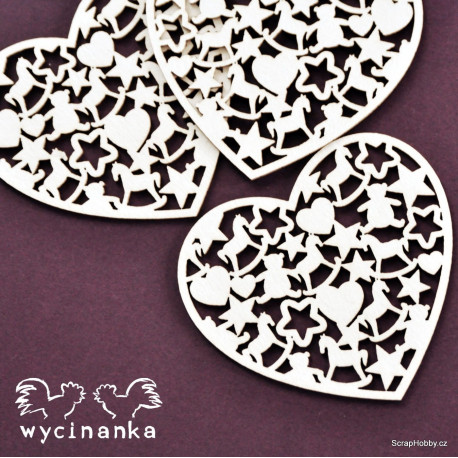 Dětská srdíčka - 3 ks.