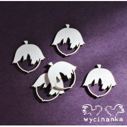 Chipboard - Lískové oříšky - 5 ks