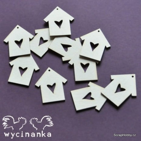 Budky se srdíčky - 10 ks