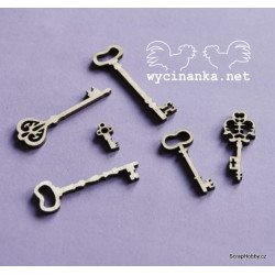Klíče - 6 ks