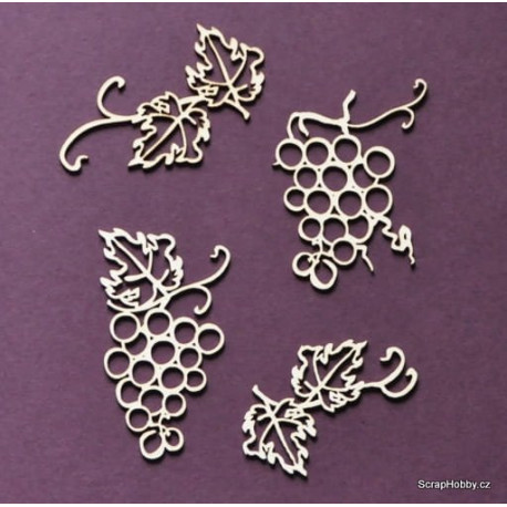 Hroznové víno - 4 ks