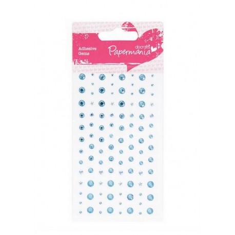 Scrapbooking - Světle modré kamínky