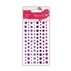 Scrapbooking - Samolepící kamínky - Capsule - Vřesová fialová - 104ks