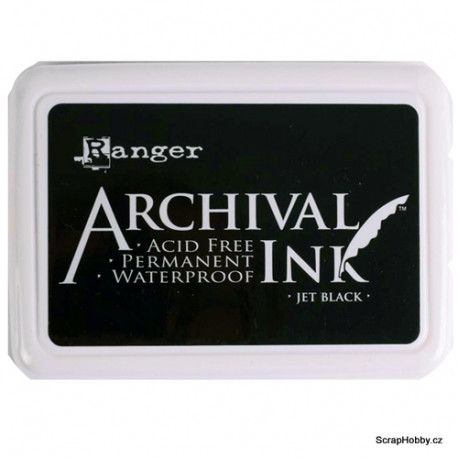Scrapbooking - Polštářek Archival - Jet Black