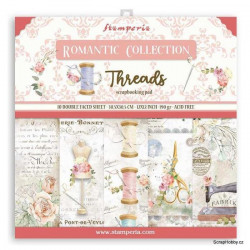 Sada oboustranných papírů 10 ks - Threads