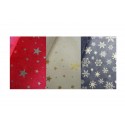 Nepálský papír - Lokta - Červený se zlatými hvězdami