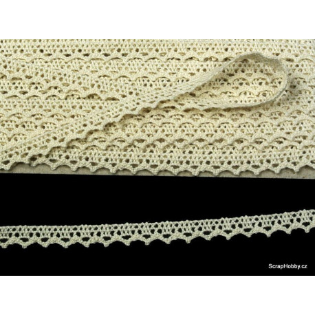 Paličkovaná krajka 21. režná