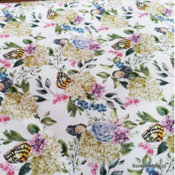 Hortenzie s motýlky