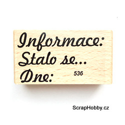 Informace: Stalo se...Dne: