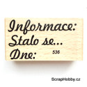Informace: Stalo se...Dne:
