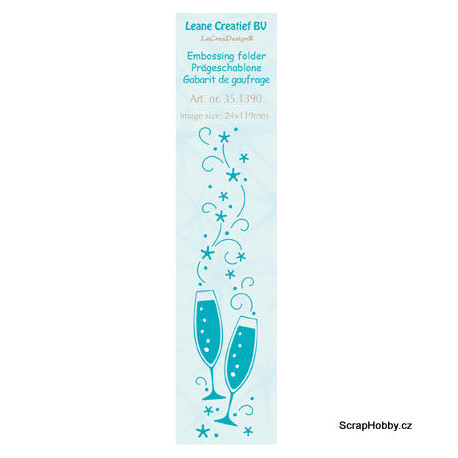 Embosovací kapsa - Skleničky a šampaňské