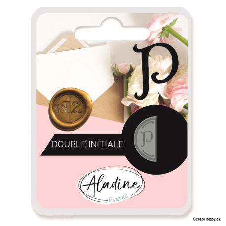 Pravolevé pečetidlo - Iniciály P