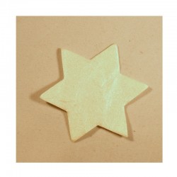 Scrapbooking - Hvězdičky bílé s perleťovým povrchem