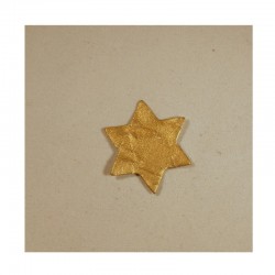 Scrapbooking - Hvězdičky zlaté - malé