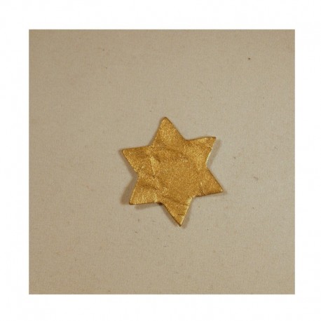 Scrapbooking - Hvězdičky zlaté - malé