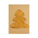 Stromeček z ručního papíru - zlatý
