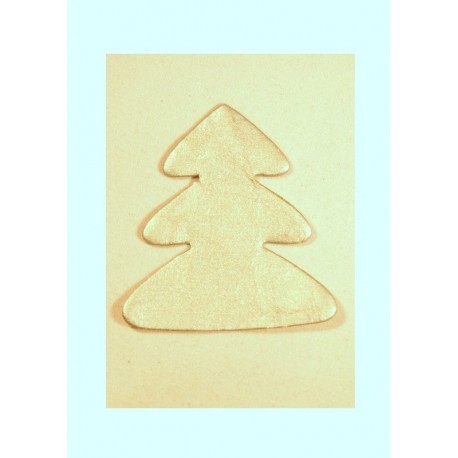 Scrapbooking - Stromeček z ručního papíru - stříbrný