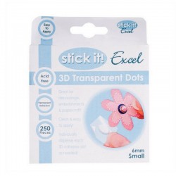 Scrapbooking - Gelové kapky 3D - 6mm.