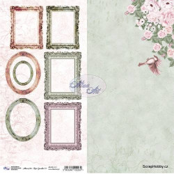 Papíry 30,5 x 15 cm Rose Garden 13