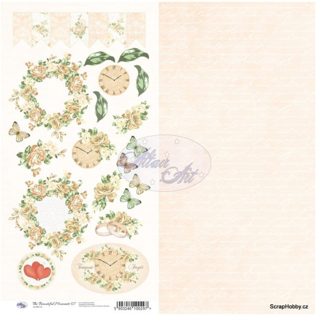 Papíry 30,5 x 15 cm The Beautiful Moments 07
