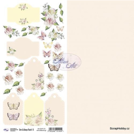 Papíry 30,5 x 15 cm Ever - Always Pastel 15