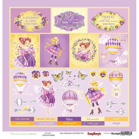 Jednostranný papír - Precious memories - Cards 2