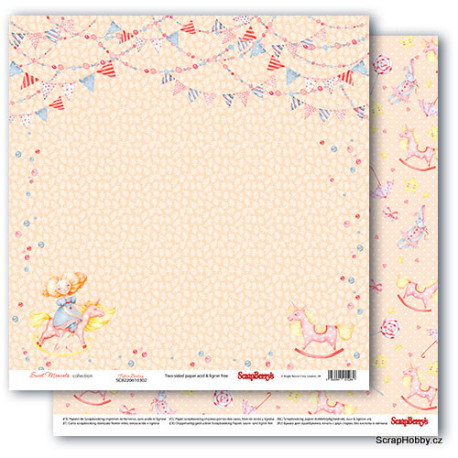 Oboustranný papír - Sweet Moments - Festive Bunting
