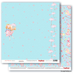 Oboustranný papír - Sweet Moments - Raining Hearts