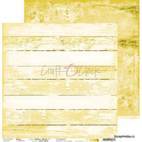 Oboustranný papír - Yellow Mood - 04