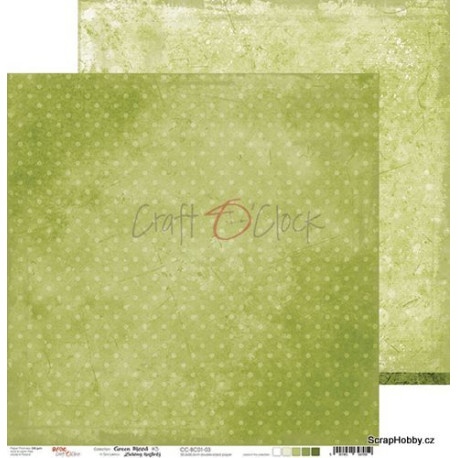 Oboustranný papír - Green Mood - 02