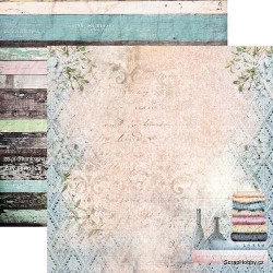 Oboustranný papír - Home Sweet Home, Evening with family