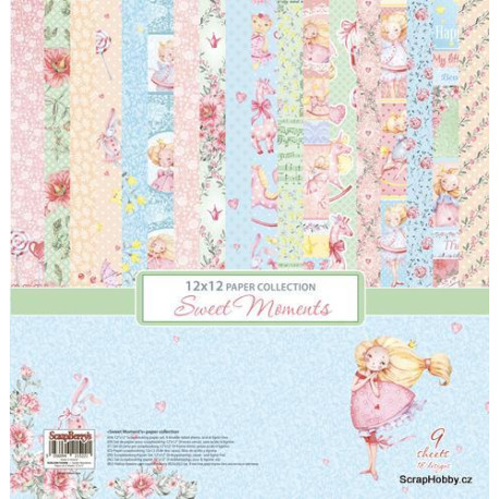 Sada papírů - Sweet Moments - 30x30cm
