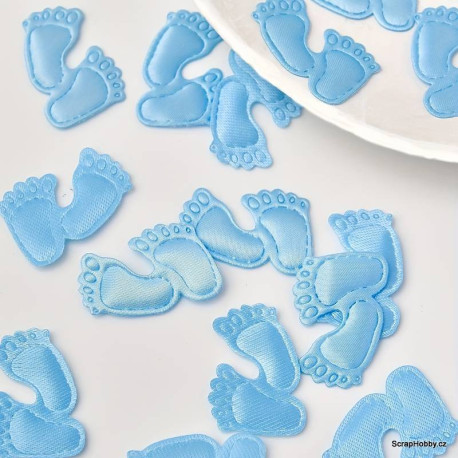 Látkové nožičky - modré