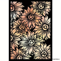 Šablona -20 x 14 cm Slunečnice