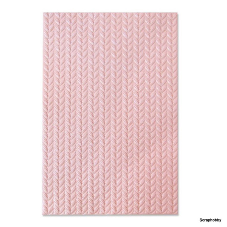 Embosovací kapsa - Pletený vzor 3D