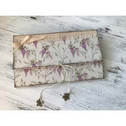 Dárková obálka na peníze s vistárií: